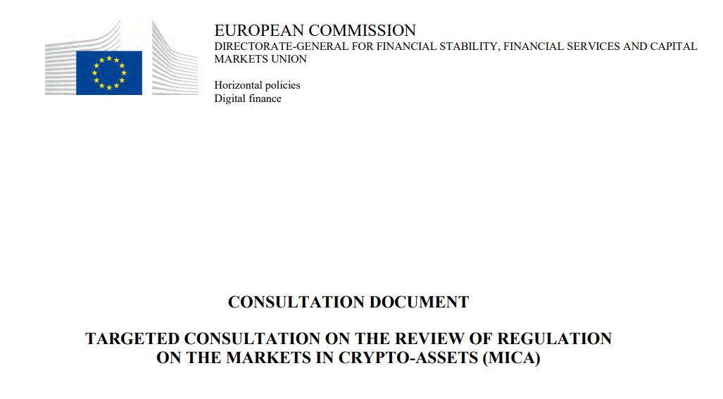 EU MiCA Regulation Update EU MiCA Regulation Update