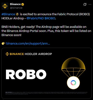 Robo Token airdrop