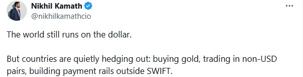 Nikhil Kamath’s Gold-Backed Stablecoin Vision