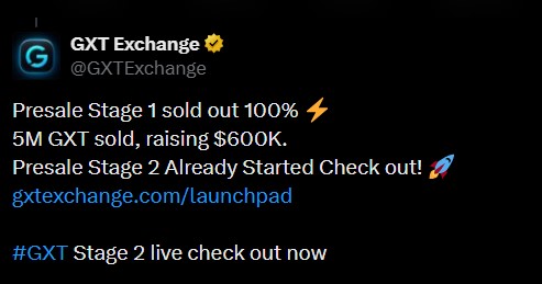 GXT Exchange presale GXT Exchange presale