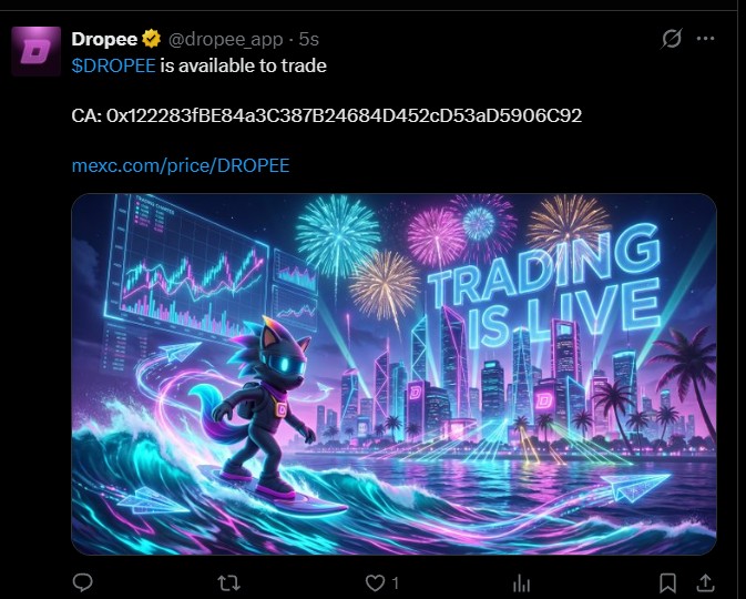 Dropee Listing Date Live Today