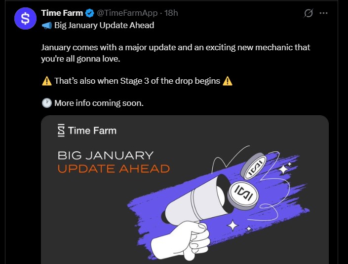 Time Farm Listing Date Near? 2026 January Update