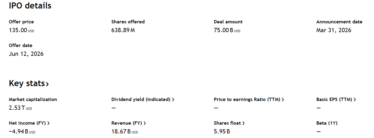 SpaceX IPO Valuation