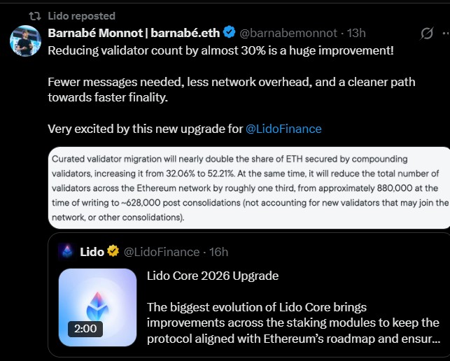 Lido Ethereum Migration Update