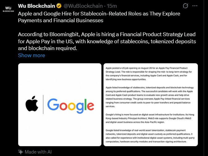 Apple and Google Take Different Paths Into Crypto Payments Apple and Google Take Different Paths Into Crypto Payments