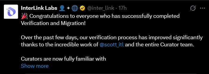 InterLink Network Migration News