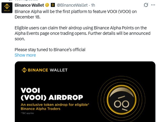 Vooi Listing Date Out