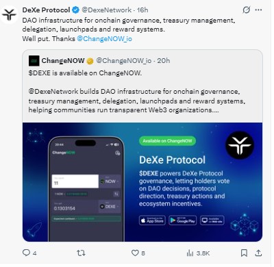 Post on x dexe this week Post on x dexe this week