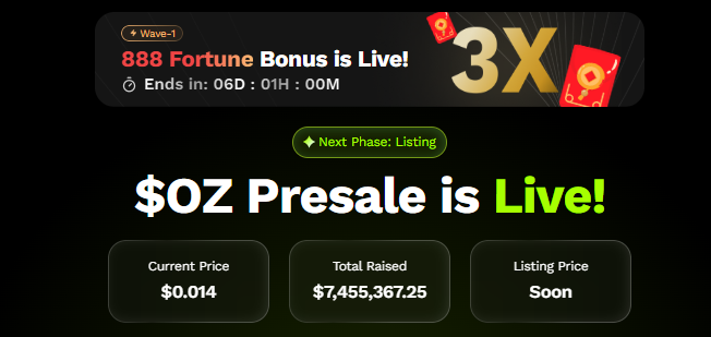 Ozak AI Token Sale Continue