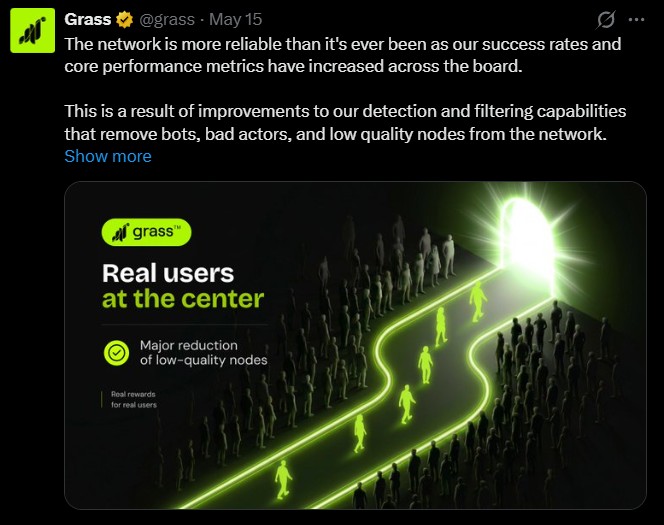 Grass Testing with Node Operators