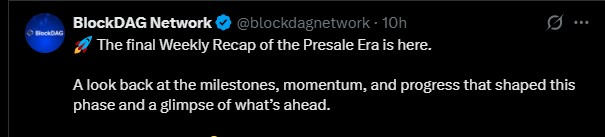 BDAG Weekly Recap and AMA Update