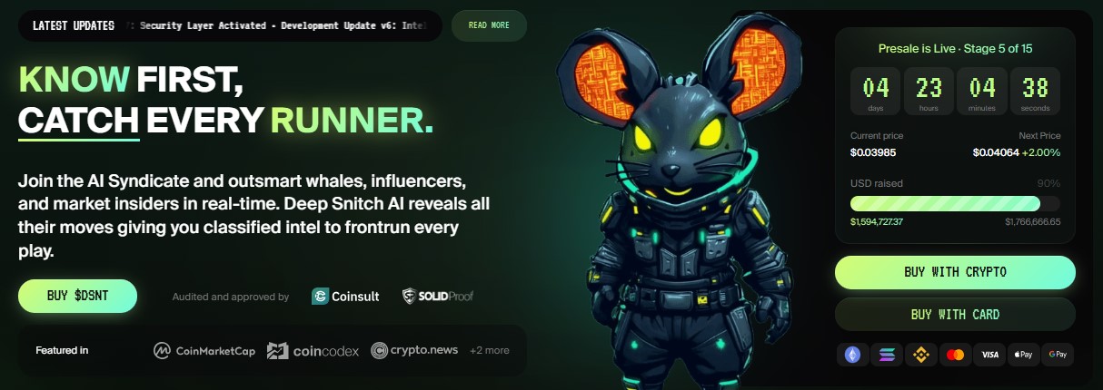 DeepSnitch AI presale