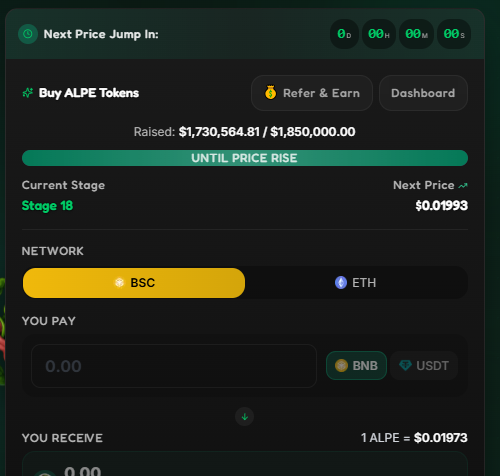 Alphapepe Presale Data Alphapepe Presale Data