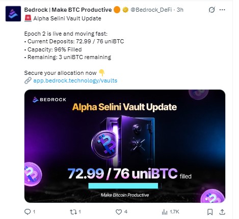 Alpha Selini Vault update 
