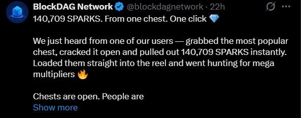 BlockDAG SPARKS update BlockDAG SPARKS update