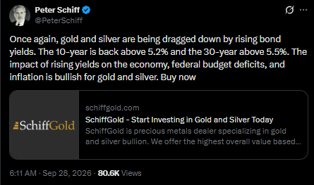 Silver News Today: Bond Yields Drag Precious Metals Lower Silver News Today: Bond Yields Drag Precious Metals Lower