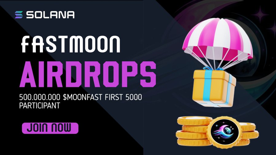 FastMoon Airdrops Round 2 – 500 Million Tokens