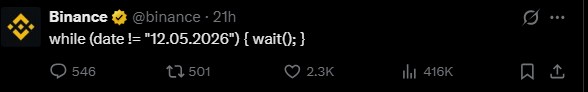 Binance Offical Announcement