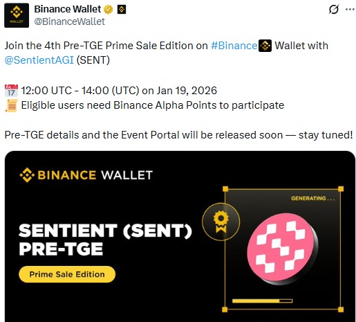 SENTIENT PRE TGE Announcement