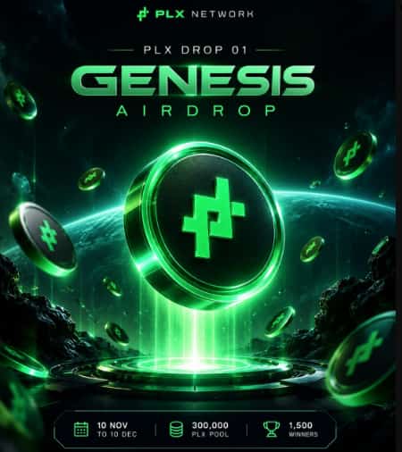 PLX Network airdrop official X Account post