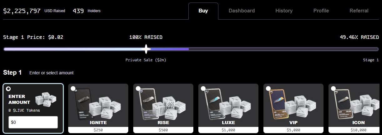 LivLive Presale LivLive Presale