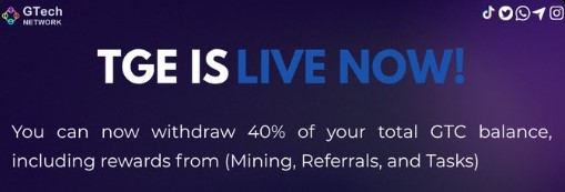 $GTC token TGE Live $GTC token TGE Live
