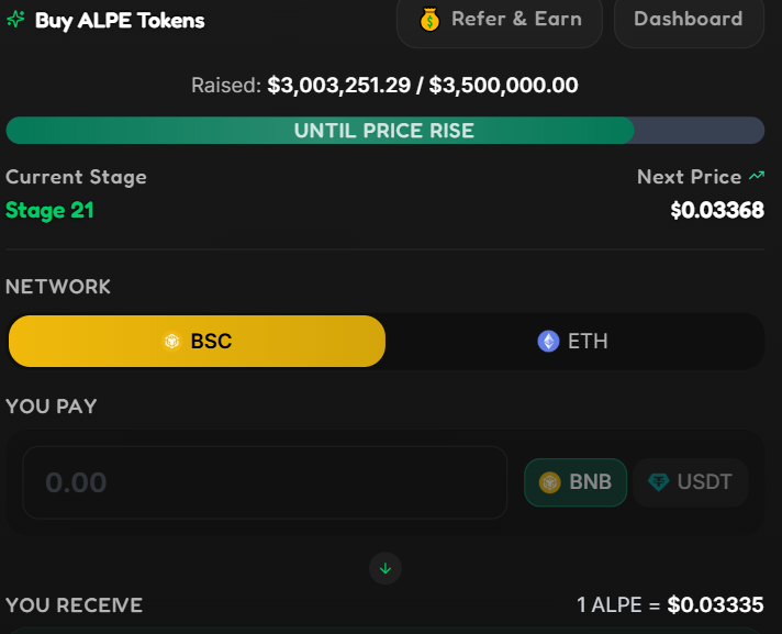 AlphaPepe presale price AlphaPepe presale price