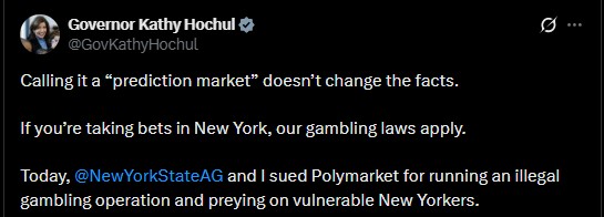 Governor Kathy Hochul also backed the case