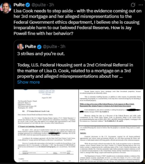 Pulte's Tweet Pulte's Tweet