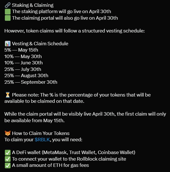 Rollblock Launch Date