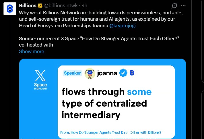 Billions Network Latest Update