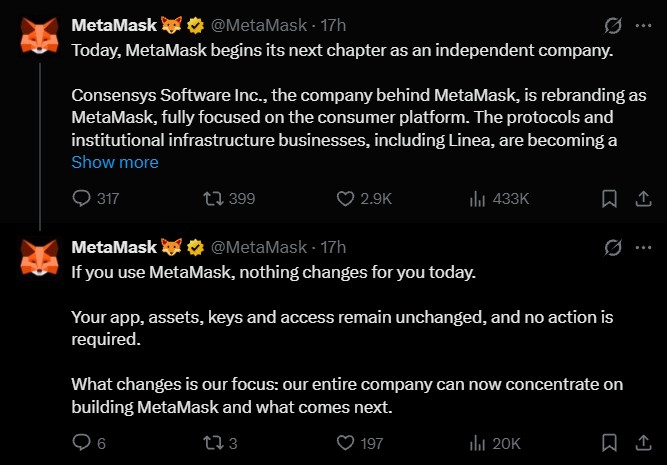 What Will MetaMask Become After the Split? What Will MetaMask Become After the Split?