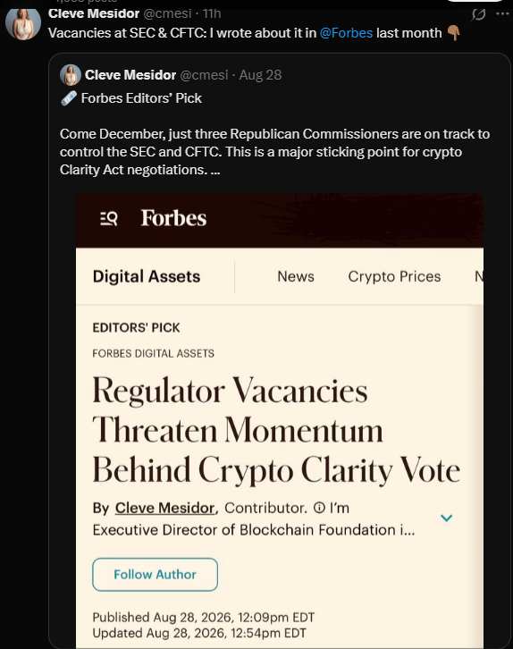 CLARITY Act News Today CLARITY Act News Today