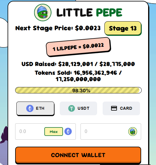 little pepe presale phase