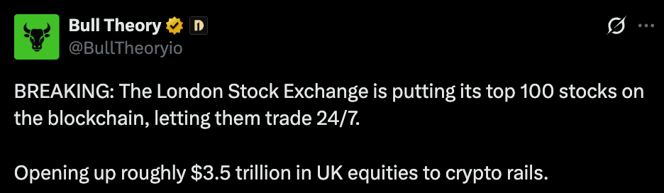 The Bull THeory Official Tweet