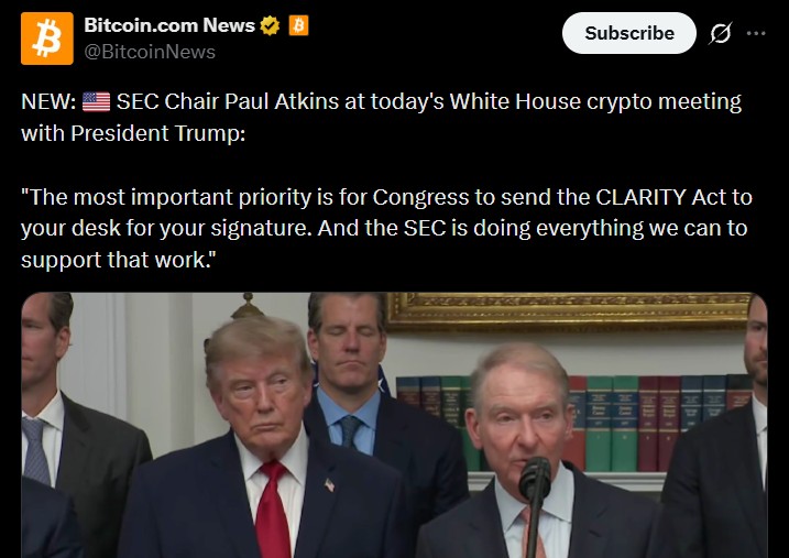 White House CLARITY Act White House CLARITY Act
