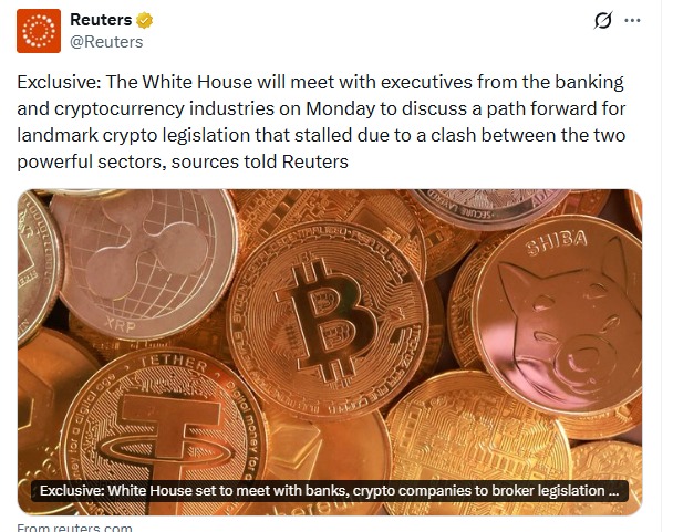 White house meet on Monday