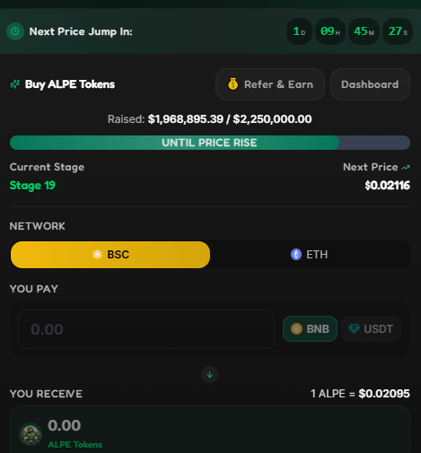 AlphaPepe Presale Update