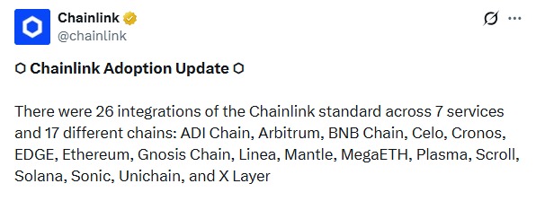chainlink update chainlink update