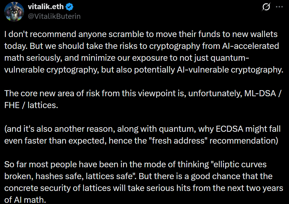 Information by Buterin's on X