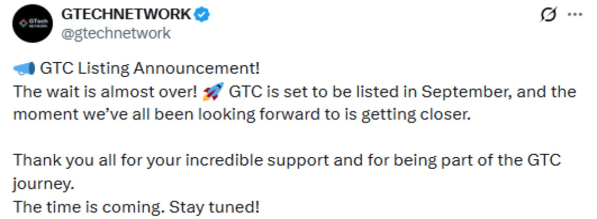 Official Gtech Network Post screenshot shwoing listing details Official Gtech Network Post screenshot shwoing listing details