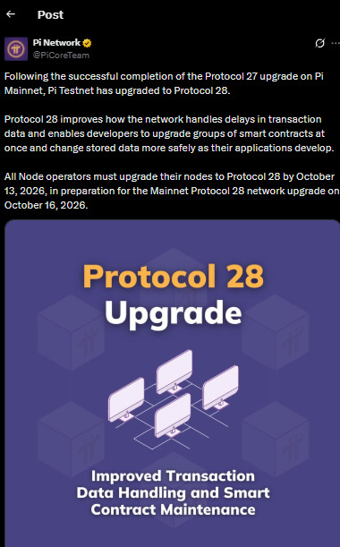 Protocol 28 Upgrade