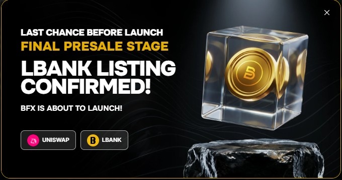 BlockchainFX listing date LBank Uniswap confirmed BFX token launch 2026 BlockchainFX listing date LBank Uniswap confirmed BFX token launch 2026