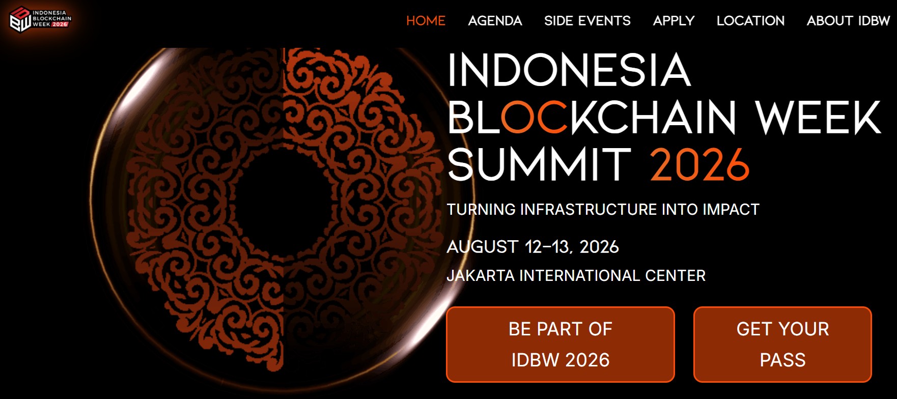 Indonesia Blockchain Week 2026 lands in Jakarta on August 12–13, 2026, and it’s shaping up to be the