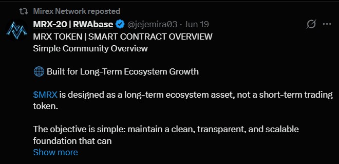 MRX presale price and Token Details MRX presale price and Token Details