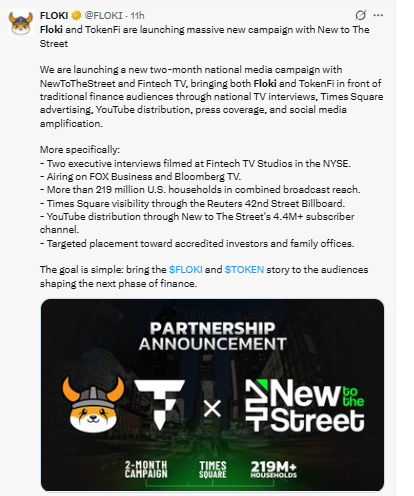 Floki official twitter account forecast crypto outlook Floki official twitter account forecast crypto outlook