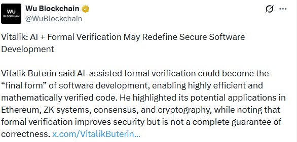 Vitalik Buterin published a detailed blog post Vitalik Buterin published a detailed blog post
