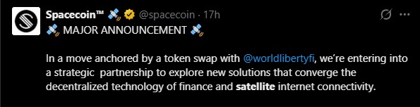 Spacecoin WLFI Deal Spacecoin WLFI Deal