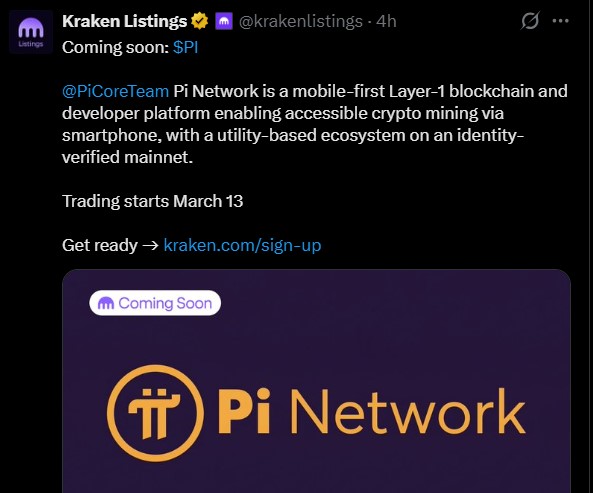 Pi Kraken Listing