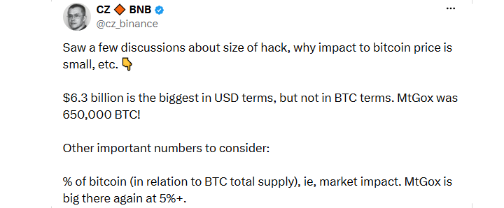 Binance founder CZ Binance founder CZ